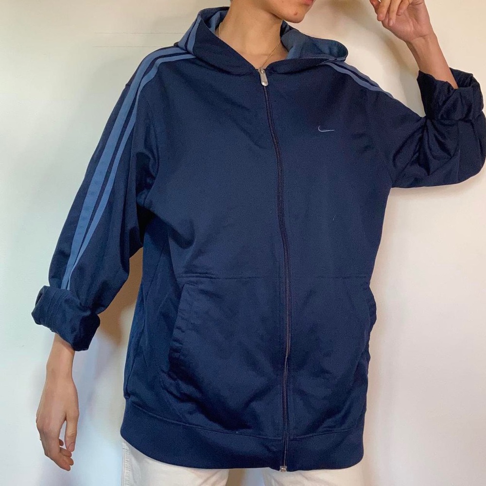 Nike Blue Zip-up hoodie men’s size L